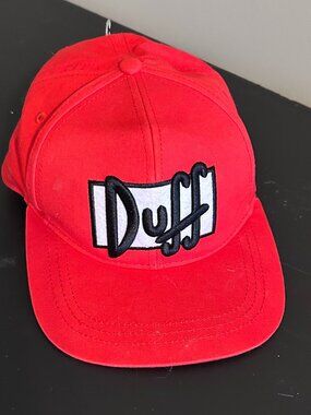 Universal Studios Simpson Duff Beer Logo Baseball Hat